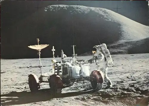 Raumfahrt Mars Mission Verkehrshaus Schweiz Lunar Roving 1971 Kat. Flug