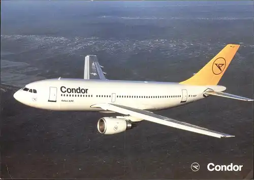 Flugzeuge Zivil Condor Passagierflugzeug Airbus A 310 203 / Flug /