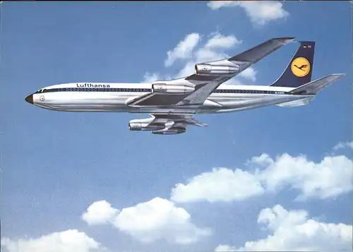 Flugzeuge Zivil Lufthansa Boeing 707 Jet / Flug /