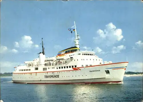 Dampfer Oceanliner Travemuende  M F  Kat. Schiffe