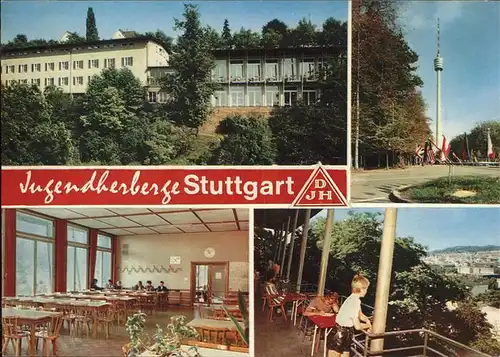 Jugendherberge Youth Hostel Stuttgart Fahnen Kat. Jugend