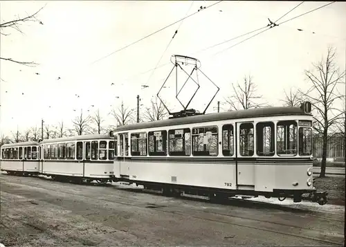 Strassenbahn Zug Baujahre 1954 58 Serie Kat. Bahnen