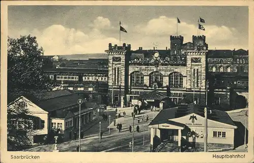 Bahnhof Saarbruecken Hauptbahnhof Kat. Eisenbahn