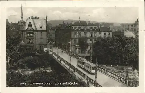 Strassenbahn Saarbruecken Luisenbruecke Kat. Bahnen