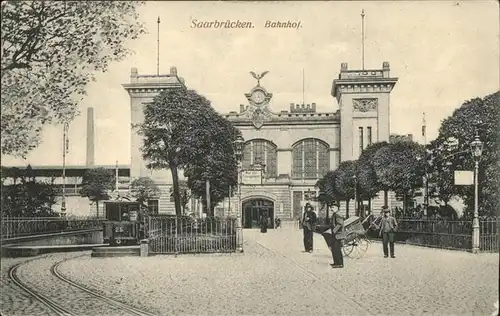 Bahnhof Saarbruecken Schienen Kat. Eisenbahn