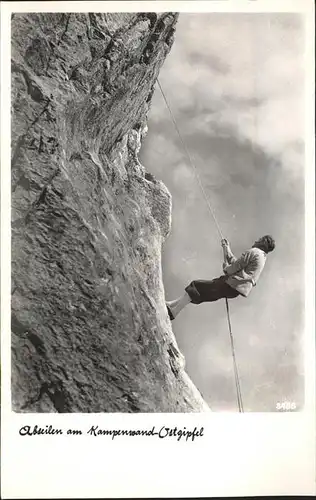 Bergsteigen Klettern Kampenwand-Ostgipfel / Sport /