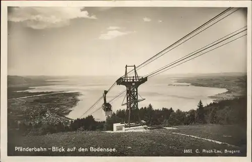 Seilbahn Pfaenderbahn Bregenz Bodensee / Bahnen /