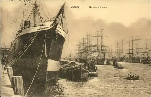 Segelschiffe Hamburg Hafen Kat. Schiffe