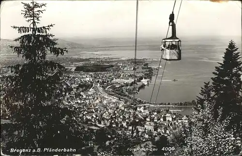 Seilbahn Bregenz am Bodensee Pfaenderbahn / Bahnen /