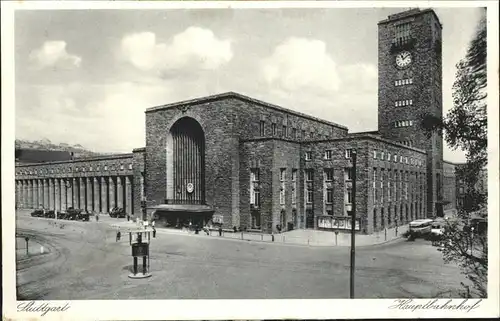 Bahnhof Stuttgart  Kat. Eisenbahn