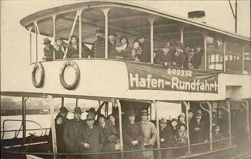 Hafenrundfahrt Hamburg Cuxhaven M S Jan Molsn Kat. Schiffe