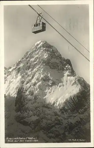 Seilbahn Kreuzeckbahn Waxenstein  / Bahnen /