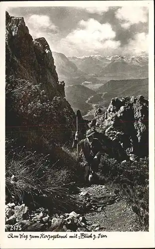 Bergsteigen Klettern Herzogstand Isar / Sport /