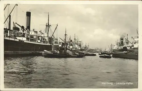 Schiffe Hamburg Levante Hafen Kat. Schiffe