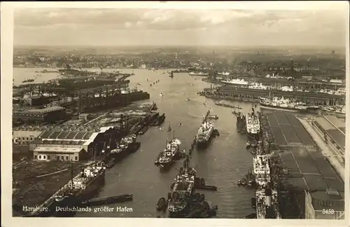 Hafenanlagen Hamburg  Kat. Schiffe