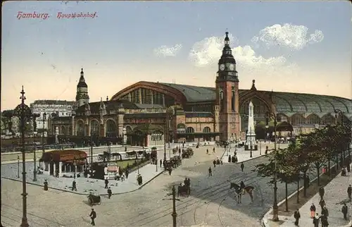 Bahnhof Hamburg Kat. Eisenbahn