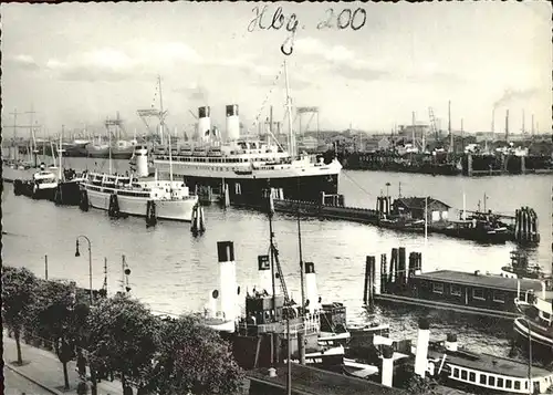 Dampfer Oceanliner Hamburg Hafen  Kat. Schiffe