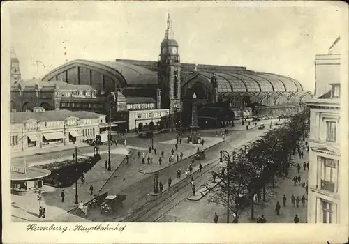 Bahnhof Hamburg Kat. Eisenbahn