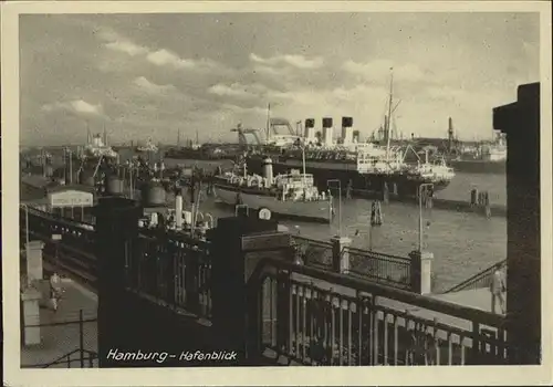 Dampfer Oceanliner Hamburg Hafen Kat. Schiffe