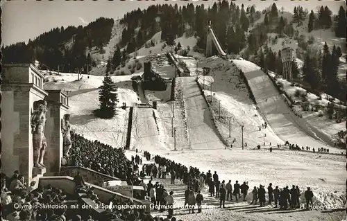 Ski Flugschanze Olympia Skistadion Garmisch Partenkirchen Kat. Sport