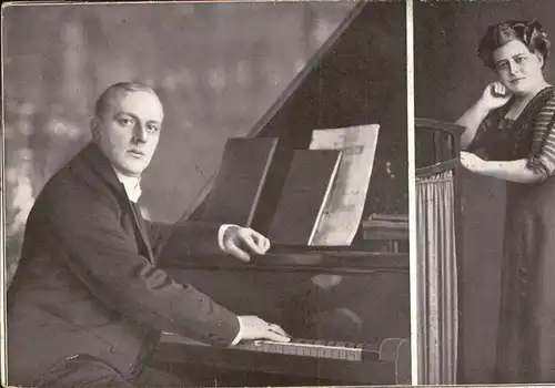 Klavier Waldemar und Maria Gaevers Hamburg Kat. Musik