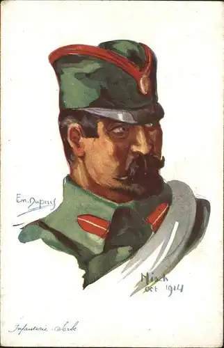 Soldatenportrait Misch 1914 Em. Dupins Kat. Militaria