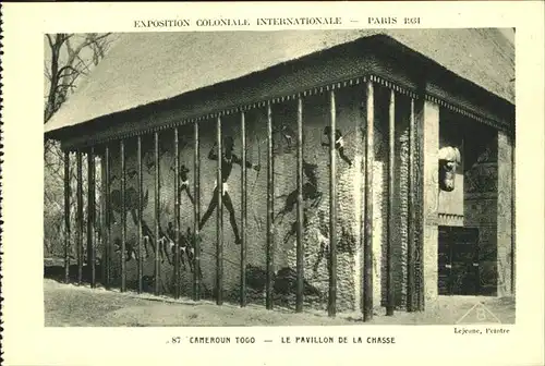 Exposition Coloniale Paris 1931 Cameroun Togo Pavillon Kat. Expositions