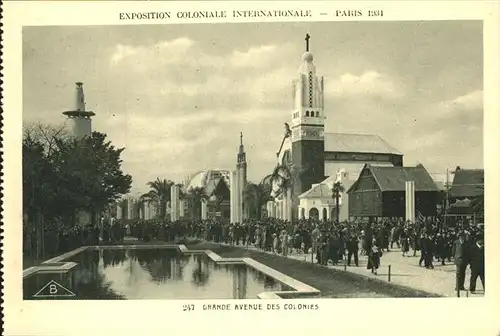 Exposition Coloniale Paris 1931 Grande Avenue Des Colonies Kat. Expositions