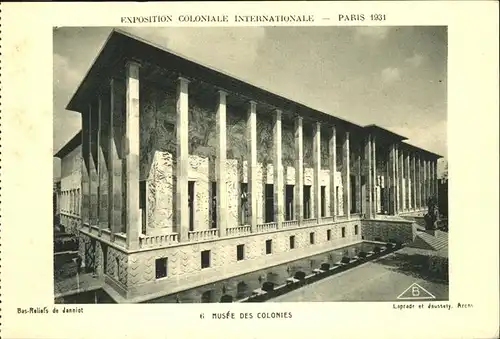 Exposition Coloniale Paris 1931 Muse de Colonies Kat. Expositions