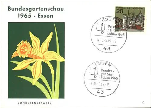 Bundesgartenschau Sonderpostkarte 1965 Essen Kat. Expositions