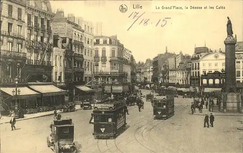 Strassenbahn Lille Grand Place Kat. Strassenbahn