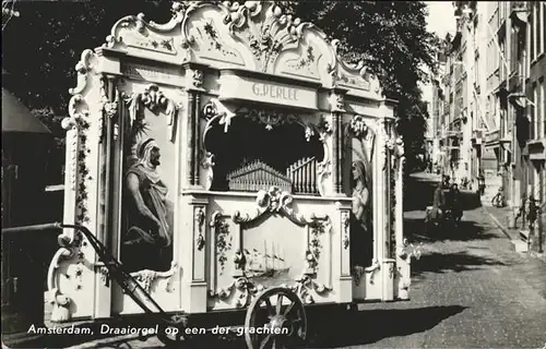 Drehorgel Draaiorgel Amsterdam Kat. Musik