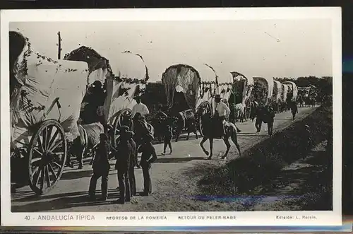 Pferdekutschen Spanien Romeria  Kat. Tiere