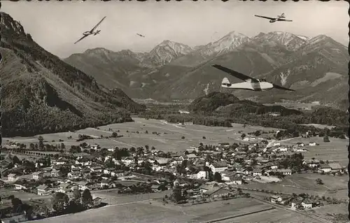 Segelflug Unterwoessen Chiemgau  Kat. Flug