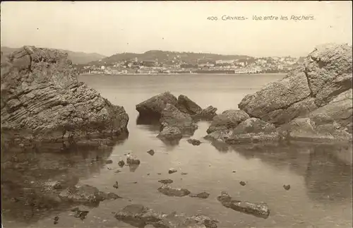 Cannes Alpes-Maritimes Entre les Rochers Kat. Cannes