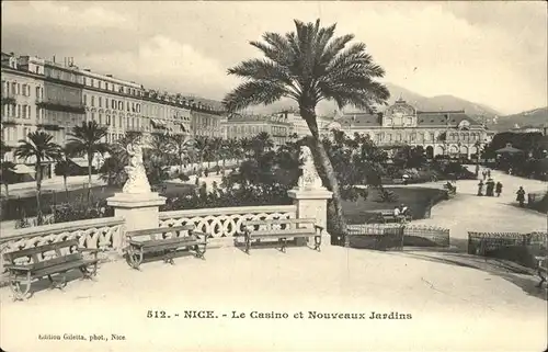 aw12745 Nice Alpes Maritimes Casino
Nouveaux Jardins Kategorie. Nice Alte Ansichtskarten