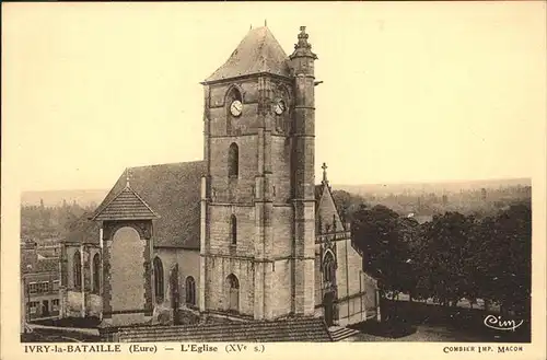 Ivry-la-Bataille Eglise Kat. Ivry-la-Bataille