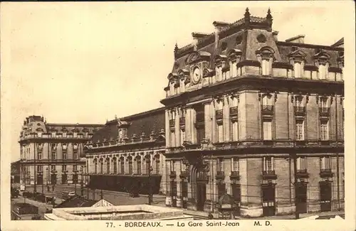 Bordeaux Gare Saint-Jean Kat. Bordeaux