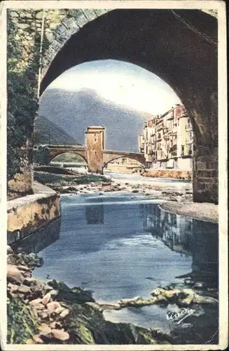 Sospel Vieux Pont sur la Bevera Kat. Sospel