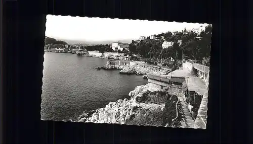 aw12821 Nice Alpes Maritimes Route en Corniche
 Kategorie. Nice Alte Ansichtskarten