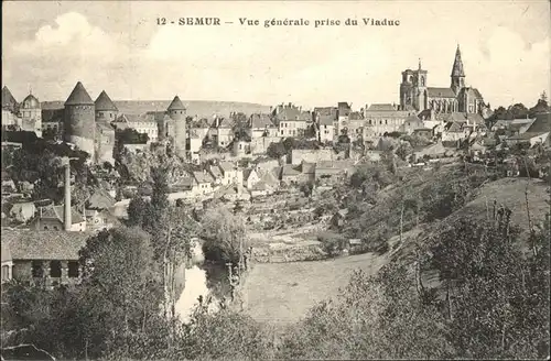 Semur-en-Auxois Viaduc Kat. Semur-en-Auxois