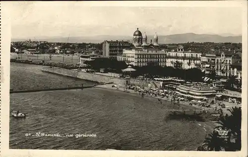 aw12892 Saint-Raphael Var Vue generale Kategorie. Saint-Raphael Alte Ansichtskarten