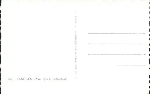 aw13061 Langres Cathedrale Kategorie. Langres Alte Ansichtskarten