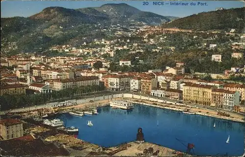 aw13131 Nice Alpes Maritimes Port Kategorie. Nice Alte Ansichtskarten