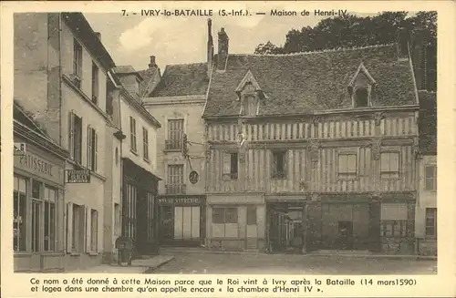 Ivry-la-Bataille Maison de Henri IV Kat. Ivry-la-Bataille