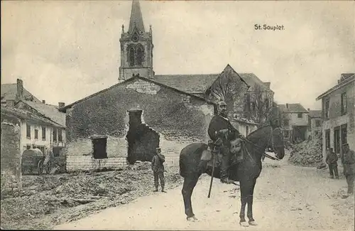 Saint-Souplet Feldzug 1914 / 15 Kat. Saint-Souplet