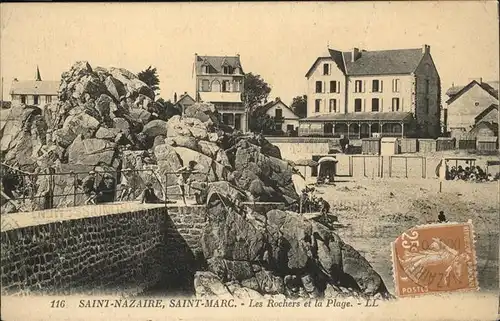 Saint-Nazaire Loire-Atlantique Rochers 
Plage Kat. Saint-Nazaire