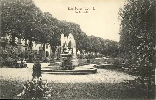 Saarburg Lothringen Freiheitsplatz Kat. Sarrebourg