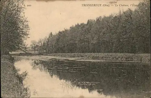 Troissereux Le Chateau L Etang Kat. Troissereux