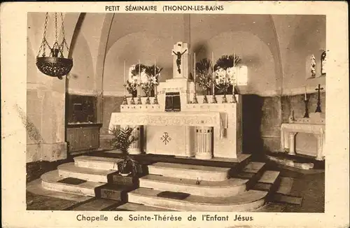 Thonon-les-Bains Petit Seminaire Chapelle de Sainte-Therese de l Enfant Jesus Kat. Thonon-les-Bains